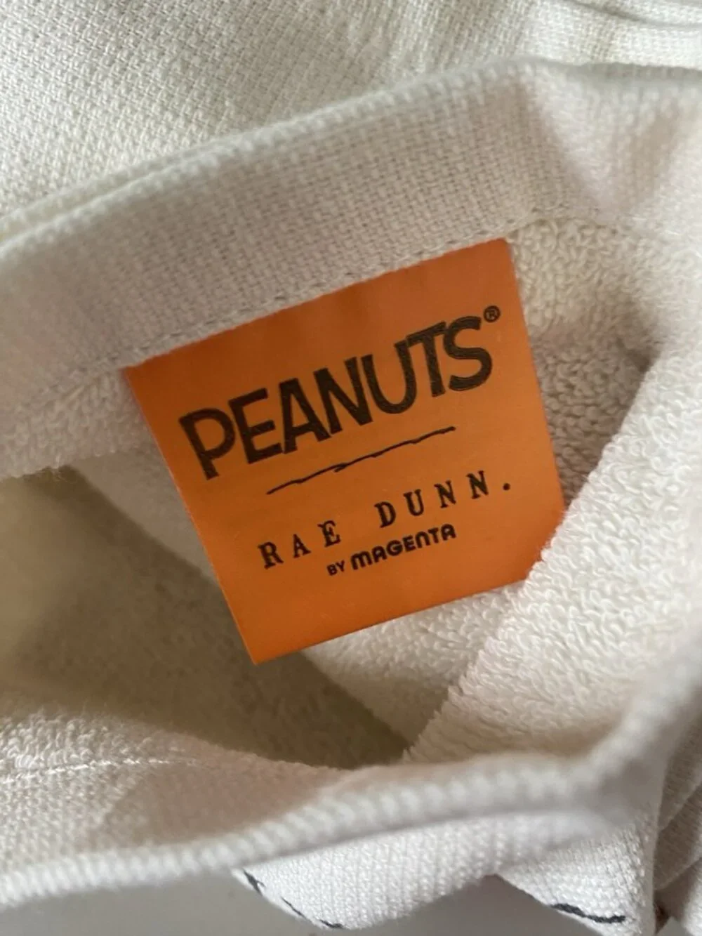 2 pack RAE DUNN PEANUTS Gang Snoopy trick or Treat Halloween Kitchen Towels NEW